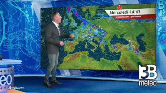 Previsioni meteo video di mercoledì 22 maggio sull'Italia