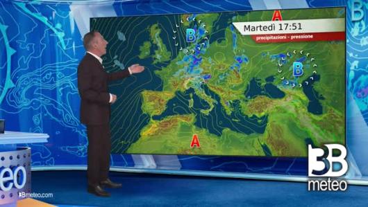 Previsioni meteo video di martedì 23 luglio sull'Italia