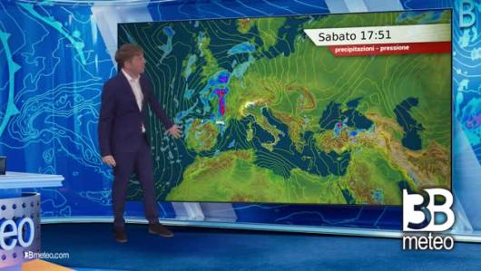 Previsioni meteo video di sabato 27 aprile sull'Italia