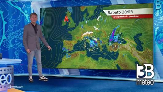 Previsioni meteo video di sabato 20 aprile sull'Italia