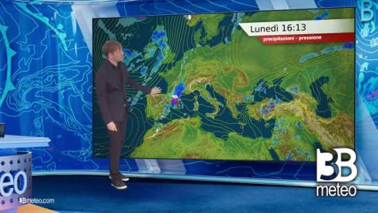 Previsioni meteo video di lunedì 29 aprile sull'Italia