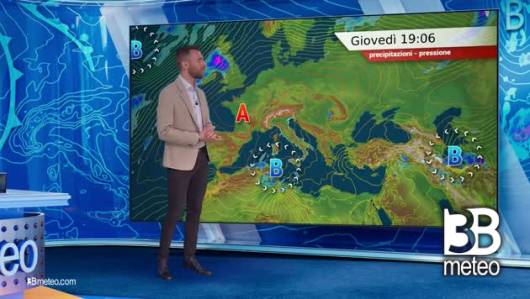 Previsioni meteo video di giovedì 11 aprile sull'Italia
