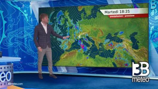Previsioni meteo video di martedì 30 aprile sull'Italia