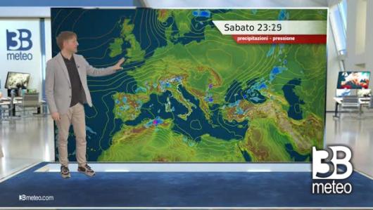 Previsioni meteo video di sabato 03 giugno sull'Italia