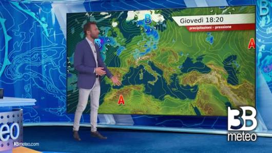 Previsioni meteo video di giovedì 04 aprile sull'Italia
