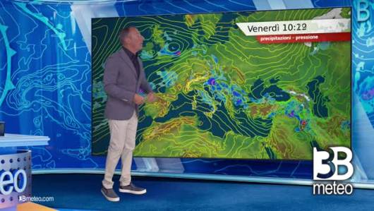 Previsioni meteo video di venerdì 03 maggio sull'Italia