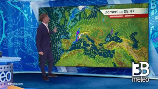 Previsioni meteo video di domenica 28 aprile sull'Italia