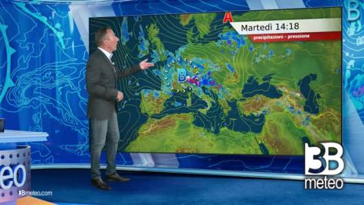 Previsioni meteo video di martedì 21 maggio sull'Italia