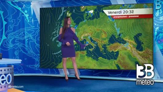 Previsioni meteo video di venerdì 26 aprile sull'Italia