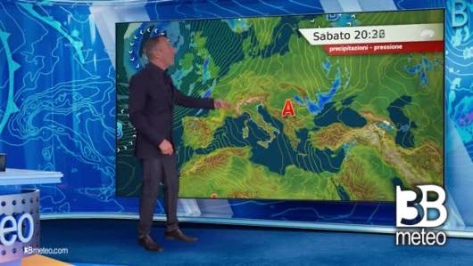 Previsioni meteo video di sabato 06 aprile sull'Italia