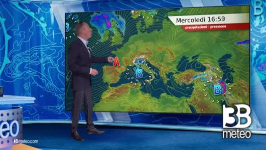 Previsioni meteo video di mercoledì 10 aprile sull'Italia