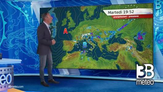 Previsioni meteo video di martedì 07 maggio sull'Italia