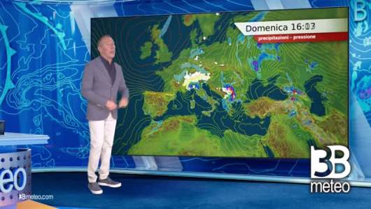 Previsioni meteo video di domenica 21 aprile sull'Italia