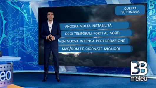 Settimana ancora molto instabile con clima piuttosto fresco