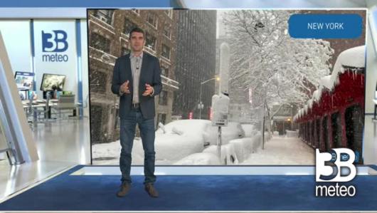 Oltre 50 cm di neve a New York, in Italia sole e clima mite