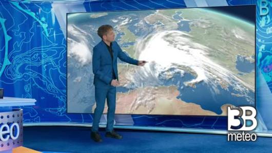 Vortice afro mediterraneo attivo fino a mercoledì con piogge, temporali e sabbia