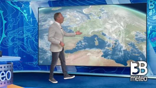 Piogge e rovesci al Centrosud, sole prevalente invece sul resto d'Italia