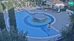 Piscina Villaggio Mare Blu webcam LIVE Bibione Pineda - Italia